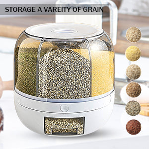 360º Rotating Grain Dispenser - Sprinting Home