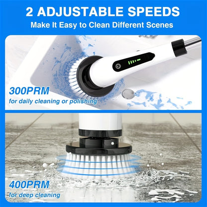 Electric Cleaning Brush 9-in-1