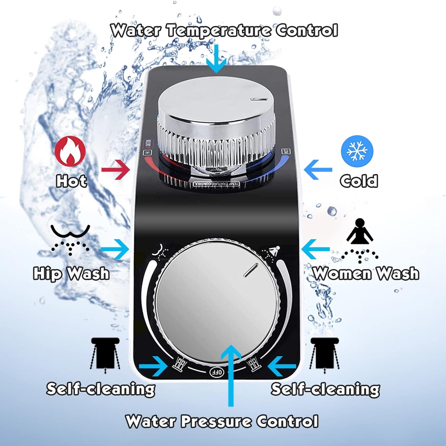 Hot & Cold Bidet Toilet Seat Attachment - Sprinting Home