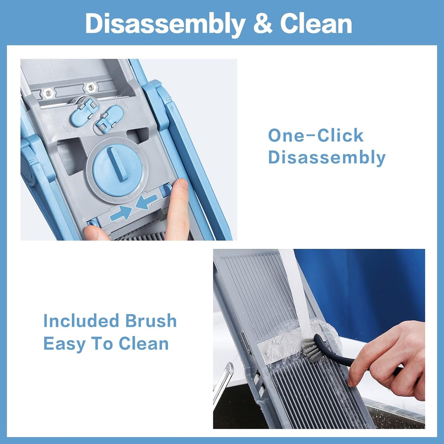 Once For All™ Mandoline Slicer & Vegetable Cutter