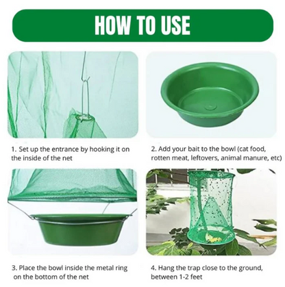 Reusable Fly Trap Net Cage