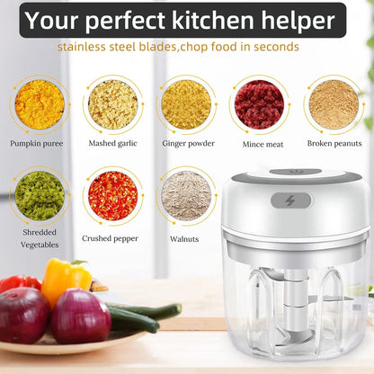 Portable Electric Mini Food Chopper - Sprinting Home