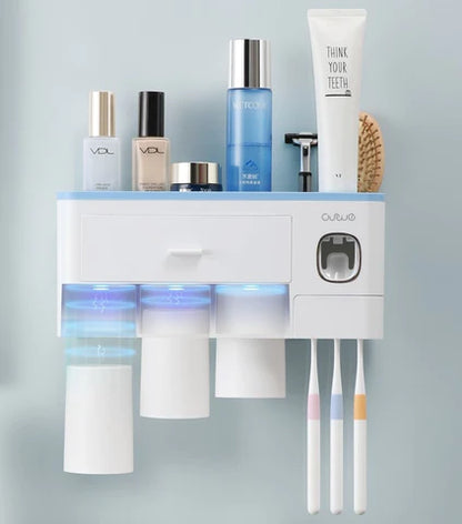 SleekGrip® Wall-Mounted Toothbrush Organizer - Sprinting Home