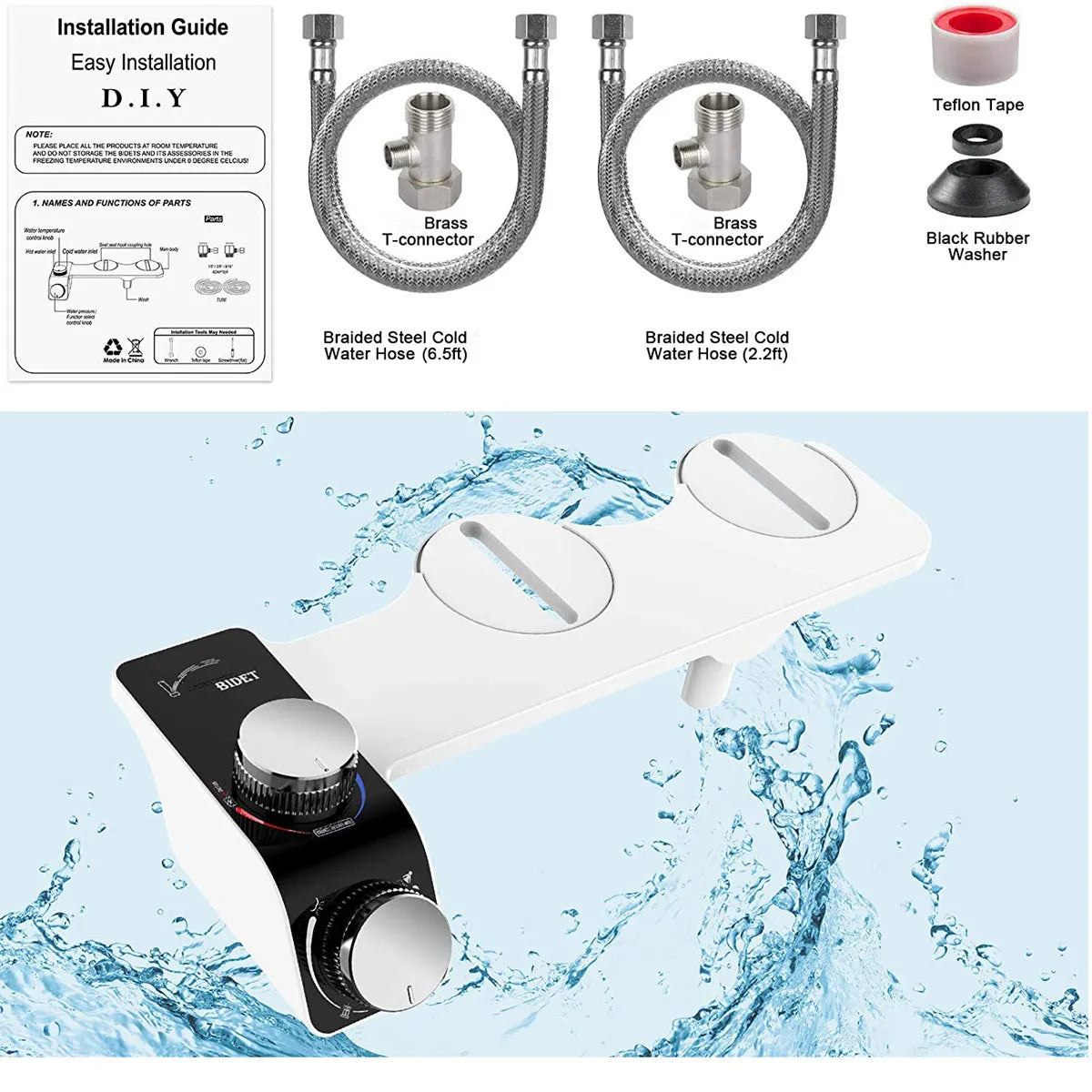 Hot & Cold Bidet Toilet Seat Attachment - Sprinting Home