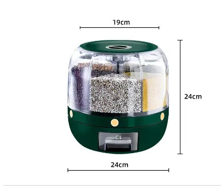 360º Rotating Grain Dispenser - Sprinting Home