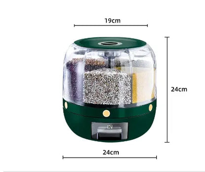 360º Rotating Grain Dispenser - Sprinting Home