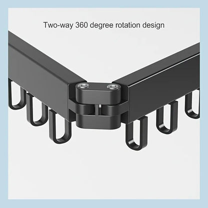FlexiDry Space-Saving Wall-Mounted Foldable Drying Rack