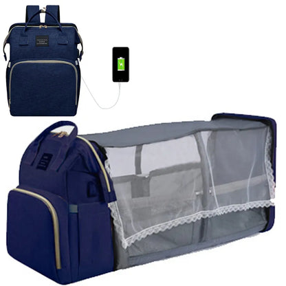 Fold-N-Glow | Folding Portable Diaper Bag - Sprinting Home