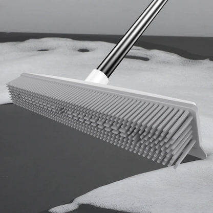 EcoClean Pet Hair Rubber Broom