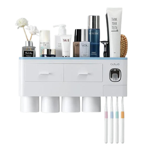 SleekGrip® Wall-Mounted Toothbrush Organizer - Sprinting Home
