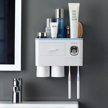 SleekGrip® Wall-Mounted Toothbrush Organizer - Sprinting Home