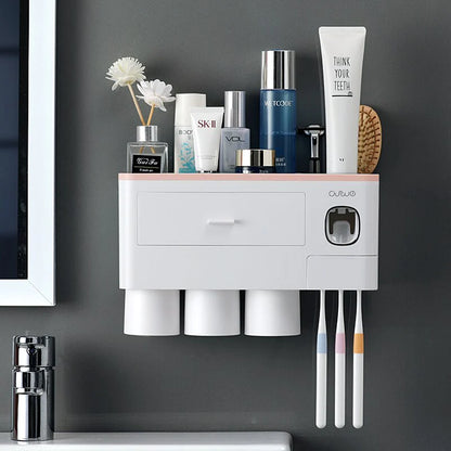SleekGrip® Wall-Mounted Toothbrush Organizer - Sprinting Home