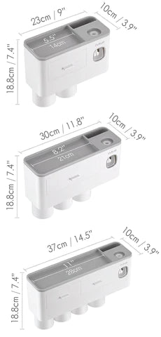 SleekGrip® Wall-Mounted Toothbrush Organizer - Sprinting Home