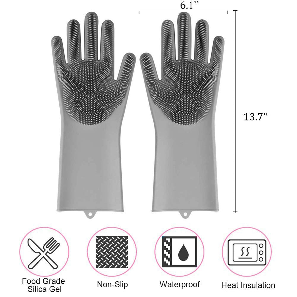Dishwashing Scrubber Gloves - Sprinting Home