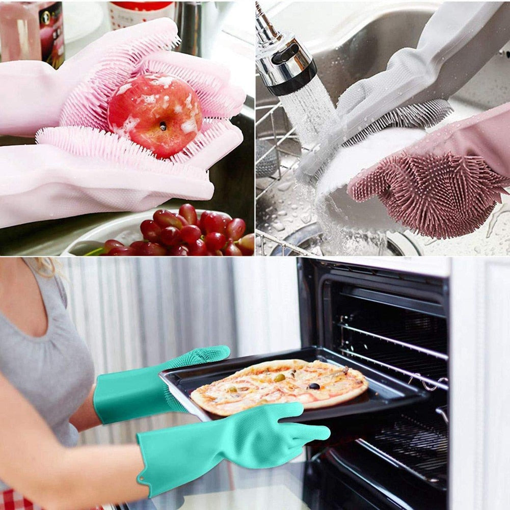 Dishwashing Scrubber Gloves - Sprinting Home